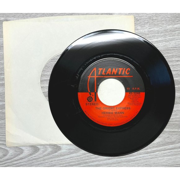 Herbie Mann Hijack / The Orient Express 45 Pop Record VG+ Atlantic 1974 - Picture 4 of 4